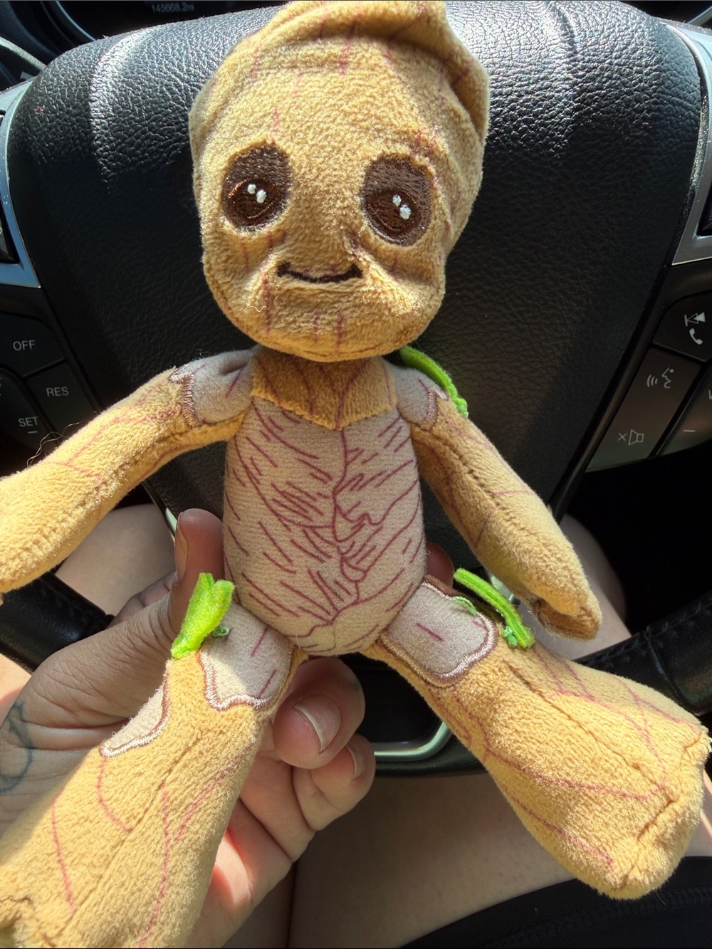Marvel Groot Plush - Tan, Brown, Green Accents